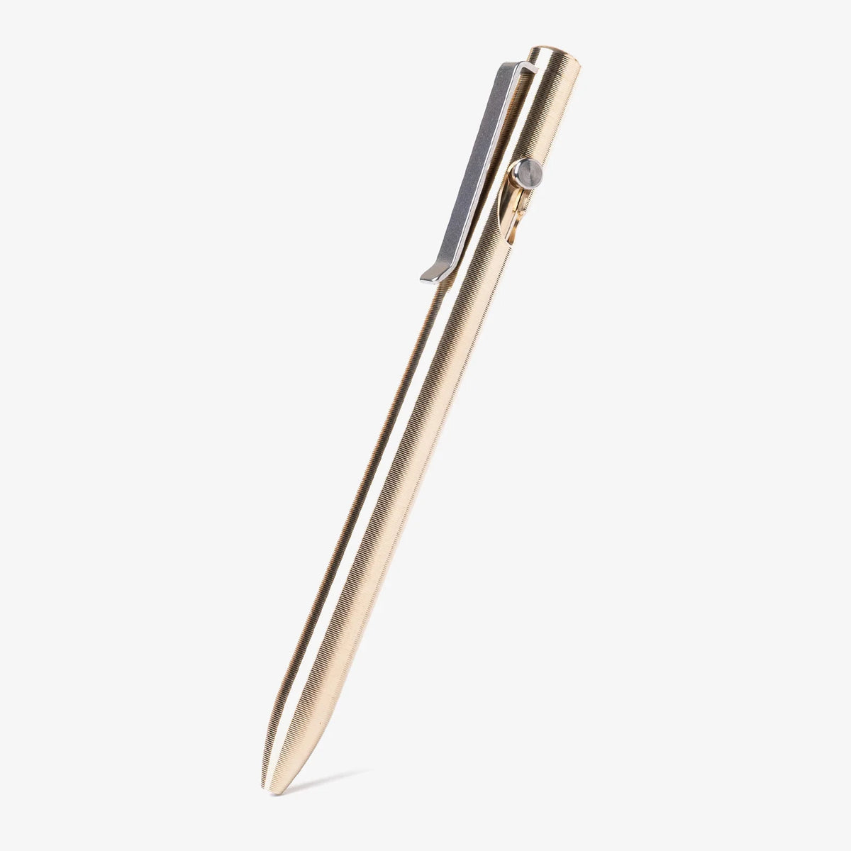 Tactile Turn Bolt Action Pen, Solid Bronze, Standard 5.6" - Made in USA (TT-BA-BRONZE-ST)