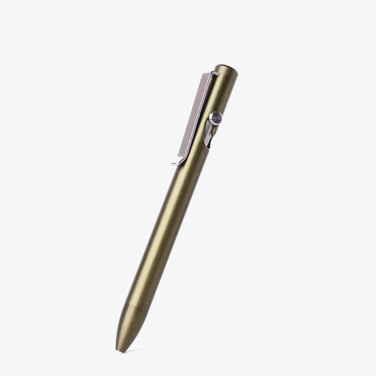 Tactile Turn Bolt Action Pen, OD Green Aluminum, Short 5.1" - Made in USA (TT-BA-AL-ODGREEN-SH)