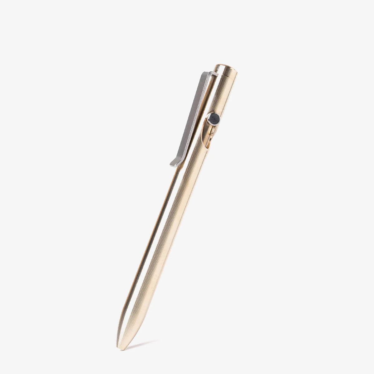 Tactile Turn Bolt Action Pen, Solid Bronze, Short 5.1" - Made in USA (TT-BA-BRONZE-SH)