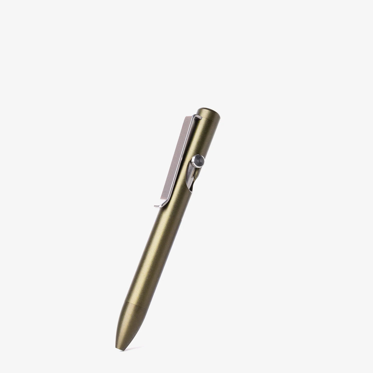 Tactile Turn Bolt Action Pen, OD Green Aluminum, Mini 4.4" - Made in USA (TT-BA-AL-ODGREEN-MINI)