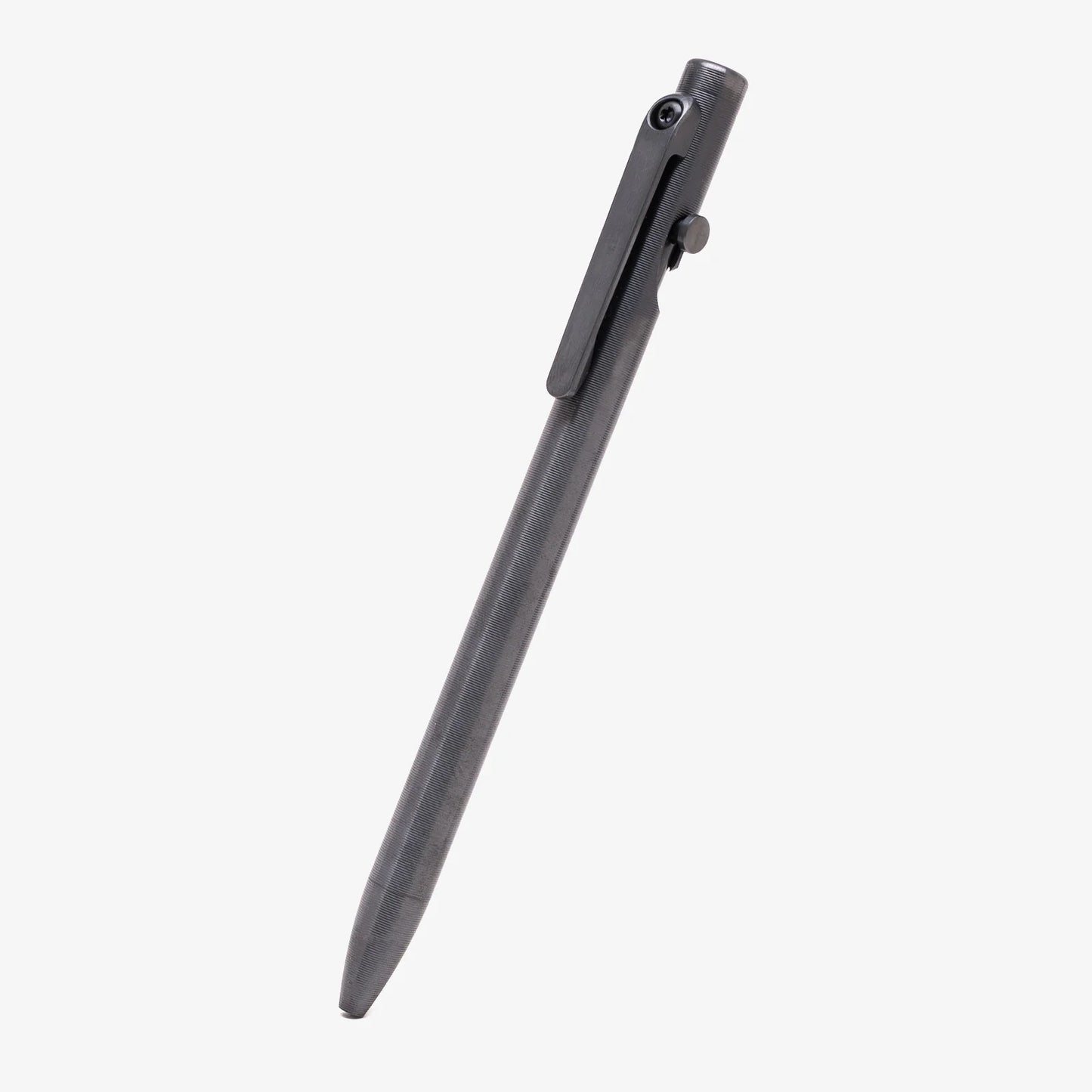 Tactile Turn Slim Bolt Action Pen - DLC Titanium, Standard, Machined in USA (Slim Bolt Action DLC Standard)