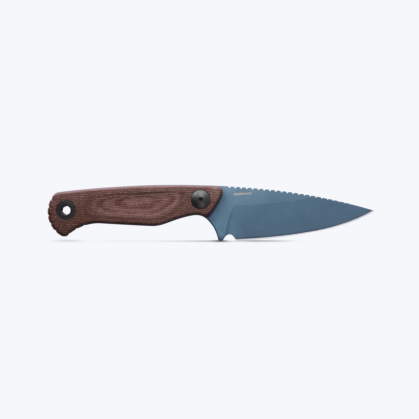 Benchmade Dacian Brown Canvas Micarta 3.7 inch Magnacut Spear Point Fixed Blade Knife – Made in USA (203BT-03)