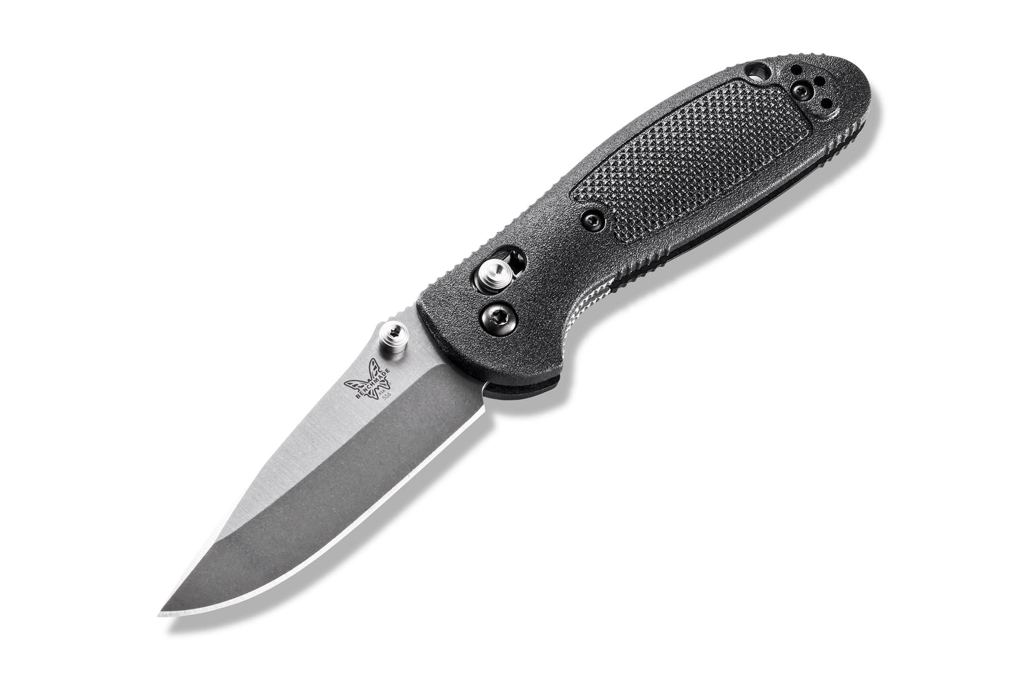 Benchmade Mini Griptilian Black, 2.9 inch S30V Blade, Made in USA (556-S30V)