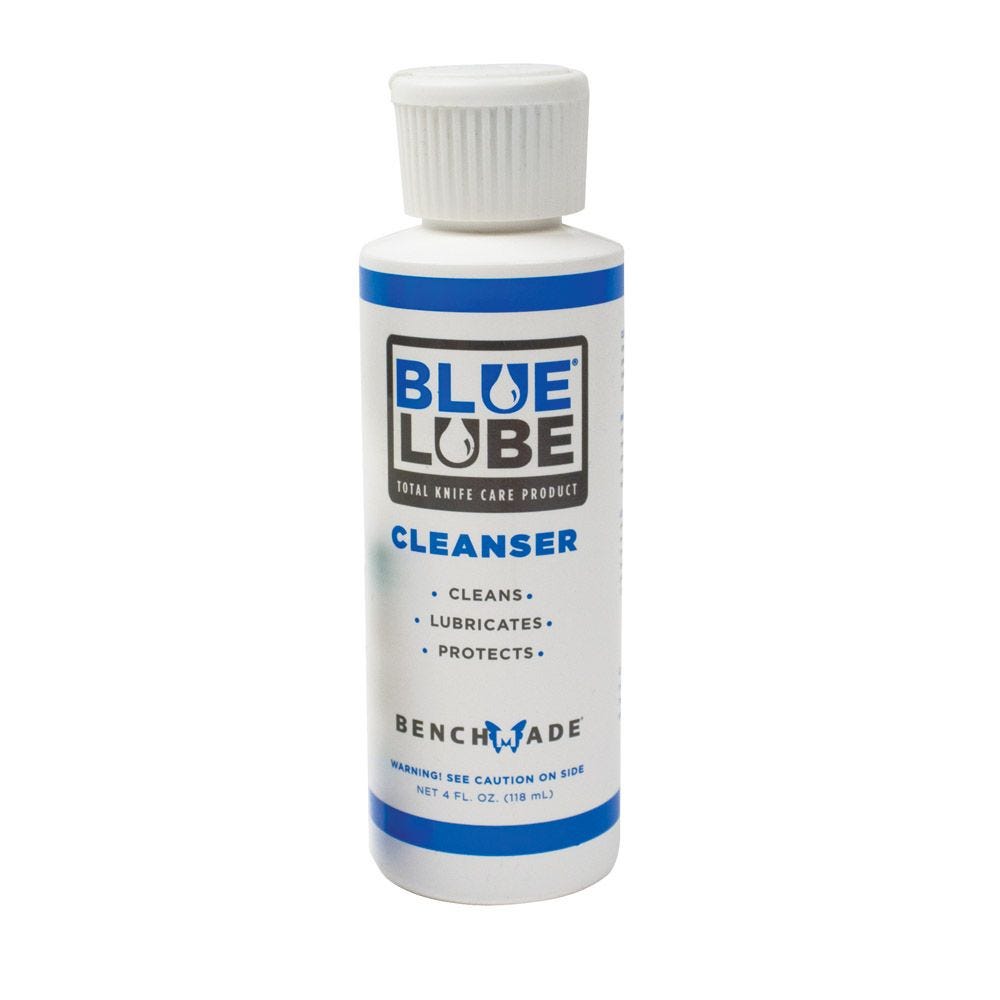 Benchmade BlueLube Cleaner 4 oz Knife Maintenance Spray – Made for Benchmade Knives (983901F)
