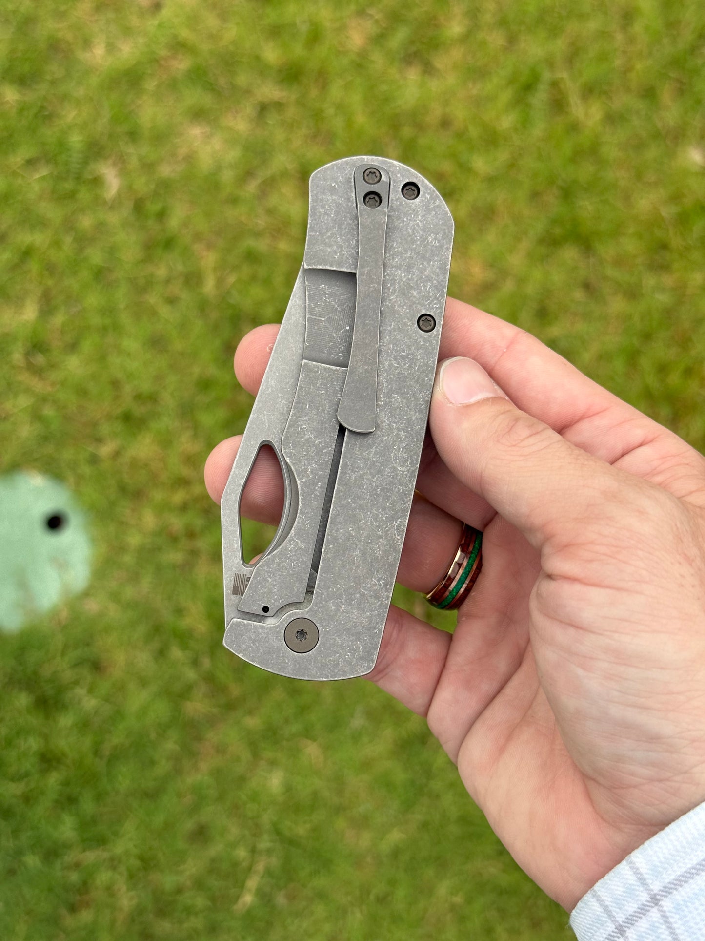 Dixon Folding Knife – Titanium Frame Lock, 3.75″ MagnaCut Blade, Made in USA