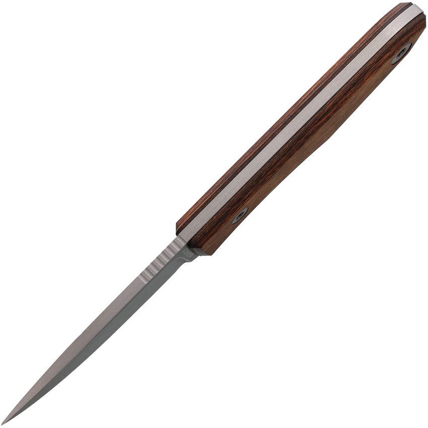 Big Idea Design USA DymaLux Walnut Lookout 2.2" Fixed Blade – MagnaCut, Premium Handle, Dual Kydex Sheaths – Made in USA (BIG735987)