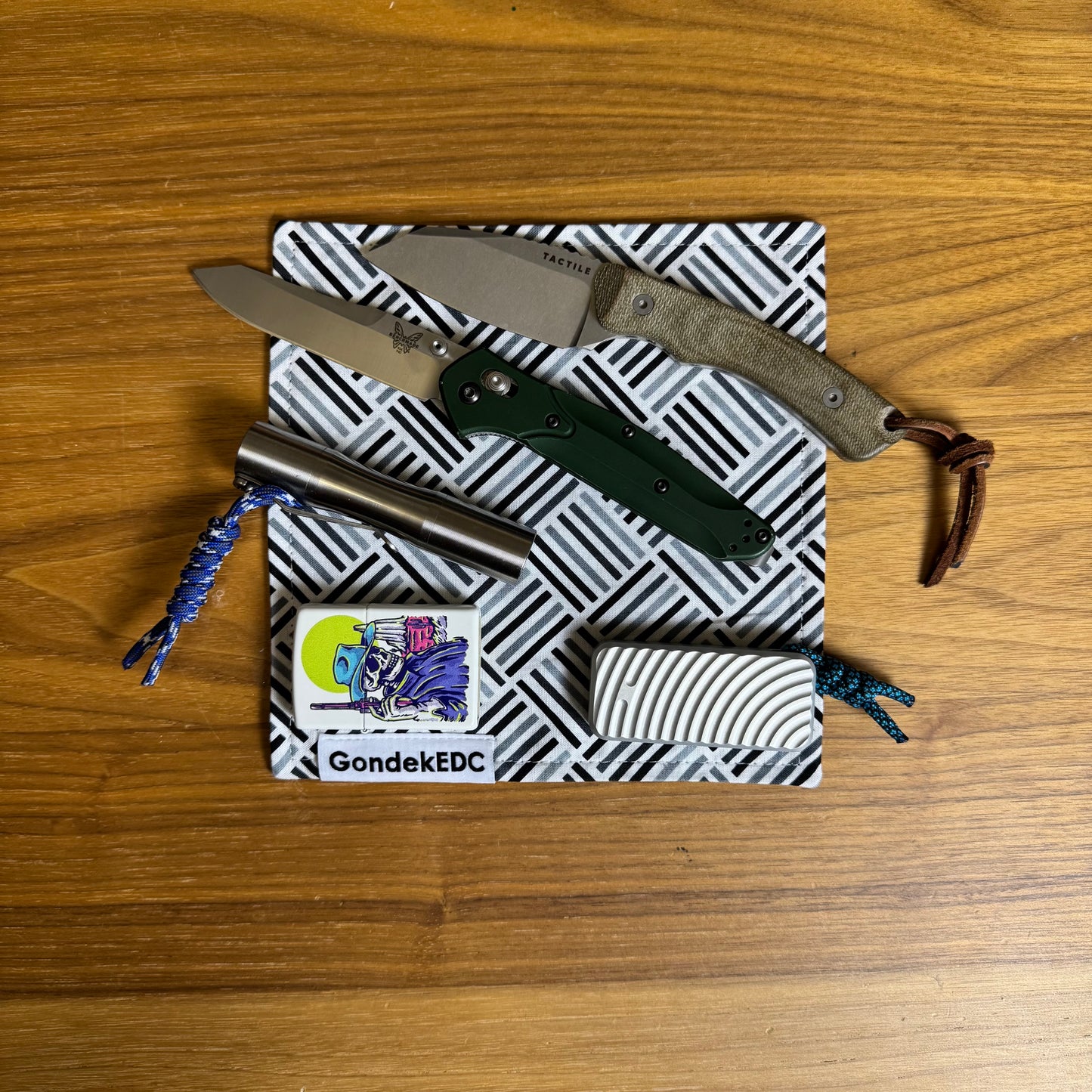 Greyscale Hamilton Hank - 7x7 Cotton & Microfiber Handkerchief - Made in USA