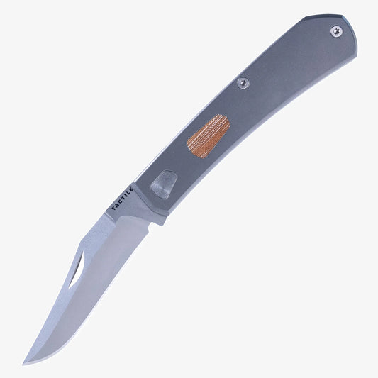 The Ranger – MagnaCut Blade, Titanium Handles, Vintage Micarta Shield – Made in USA