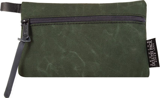 Gear Stash Medium – Waxed OD Green Canvas, 0.77L Capacity (DULT382)