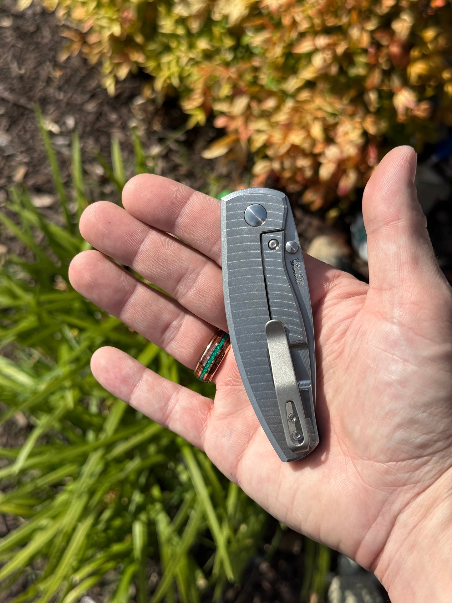 TRM Neutron 2 Framelock – Jet Black Coarse‑Textured G10, MagnaCut Blade – Made in USA