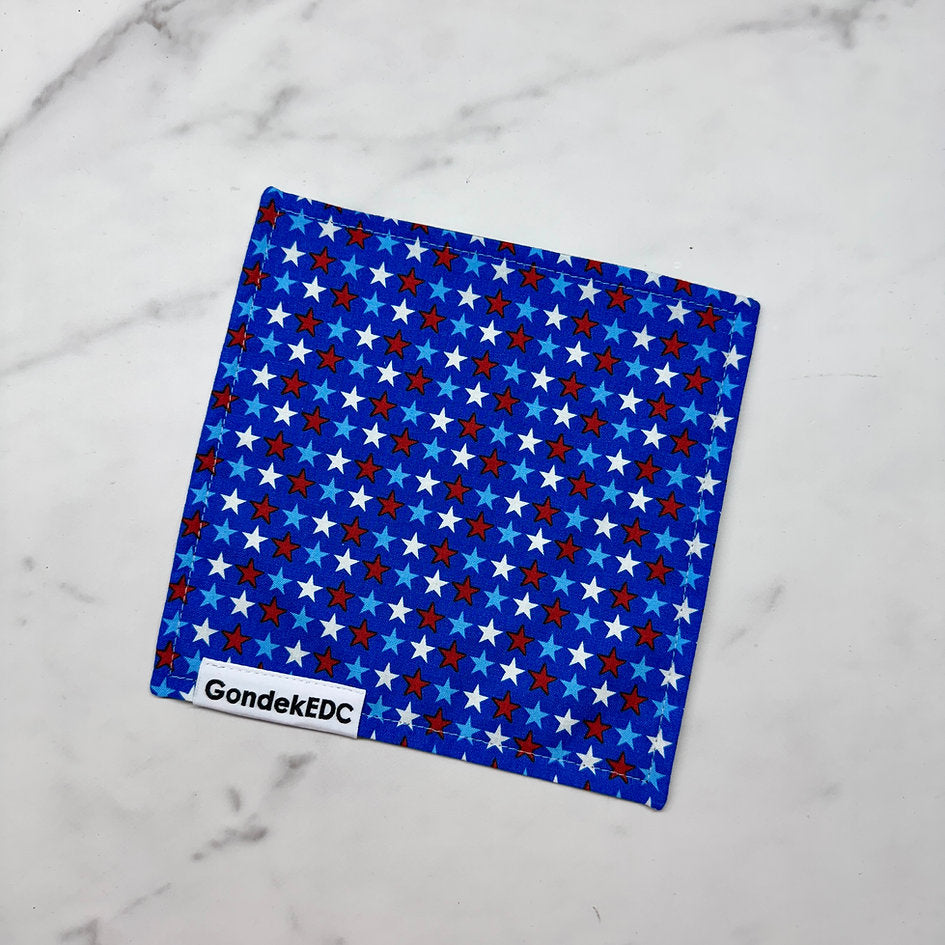 Stars Hamilton Hank - 7x7 Cotton & Microfiber Handkerchief - Made in USA