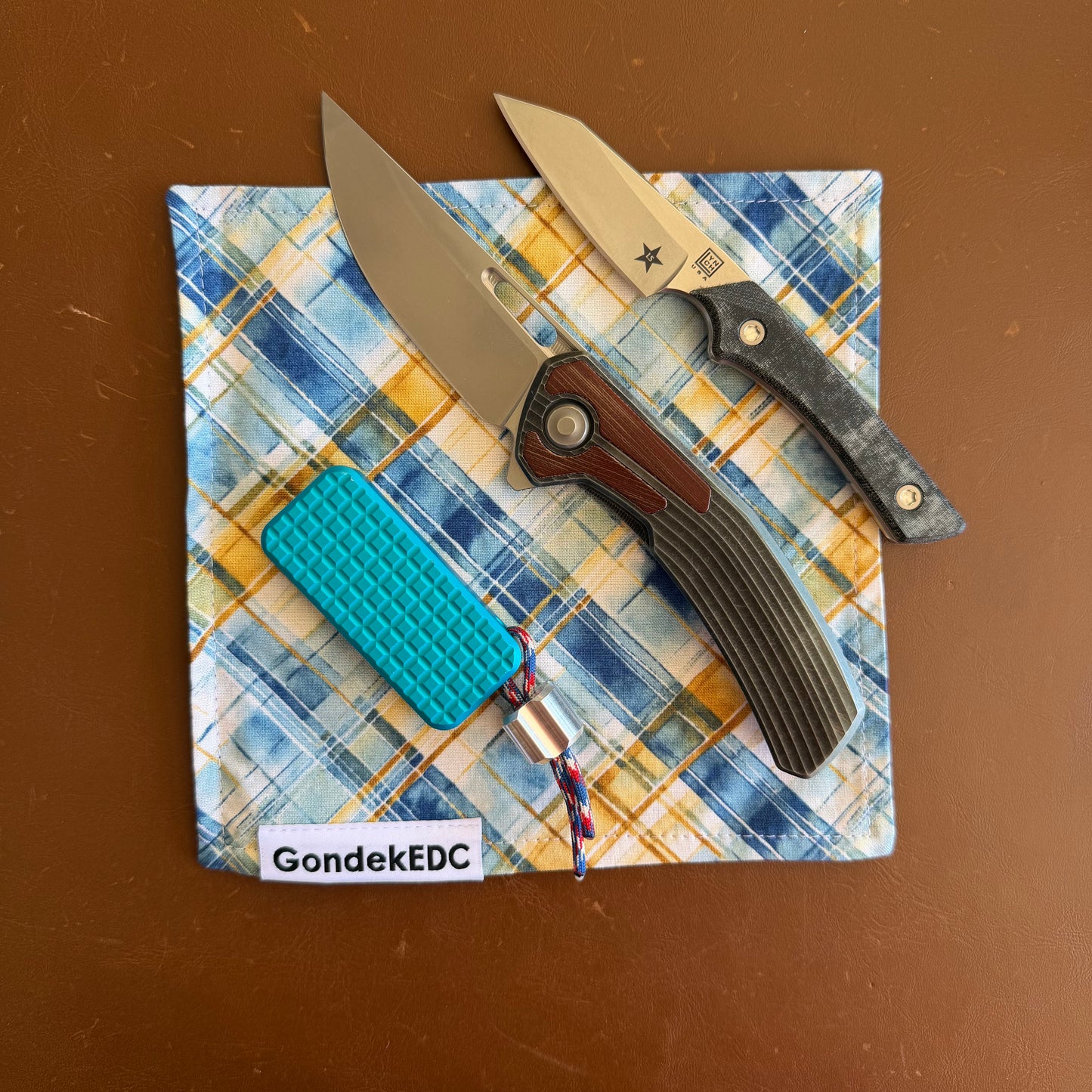 windowpane Hamilton Hank - 7x7 Cotton & Microfiber Handkerchief - Made in USA