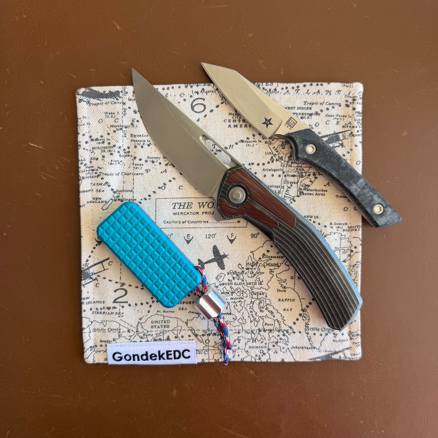 map Hamilton Hank - 7x7 Cotton & Microfiber Handkerchief - Made in USA