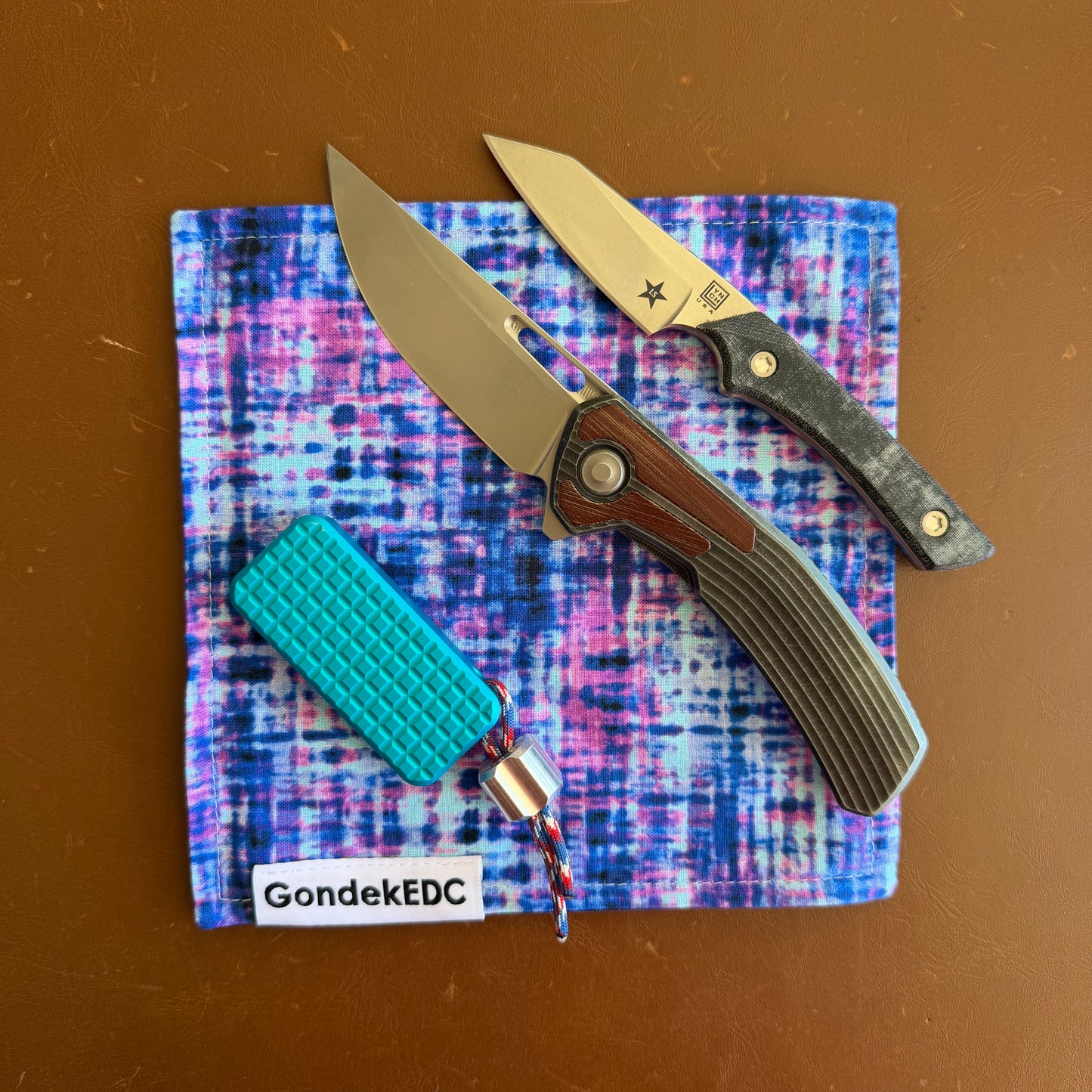 blurple2 Hamilton Hank - 7x7 Cotton & Microfiber Handkerchief - Made in USA