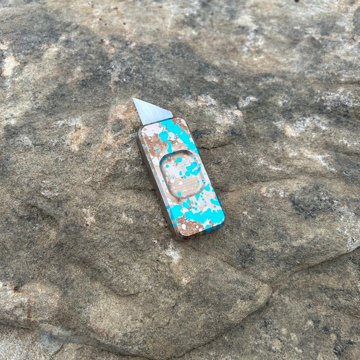 Rivery MFG Zero Knife – Corrosive Sky, CadLab CNC Collaboration – Made in USA