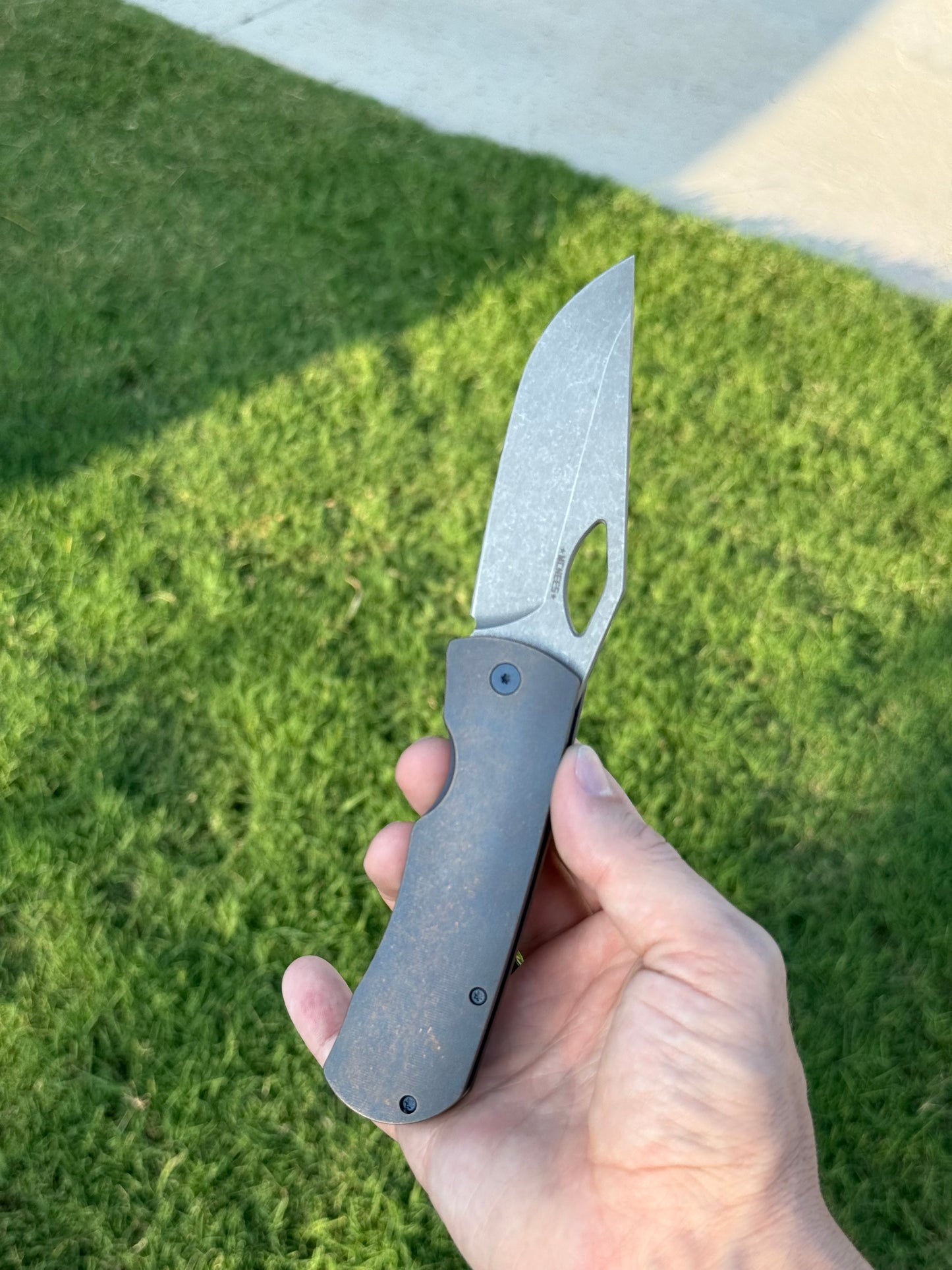 Dixon Folding Knife – Titanium Frame Lock, 3.75″ MagnaCut Blade, Made in USA