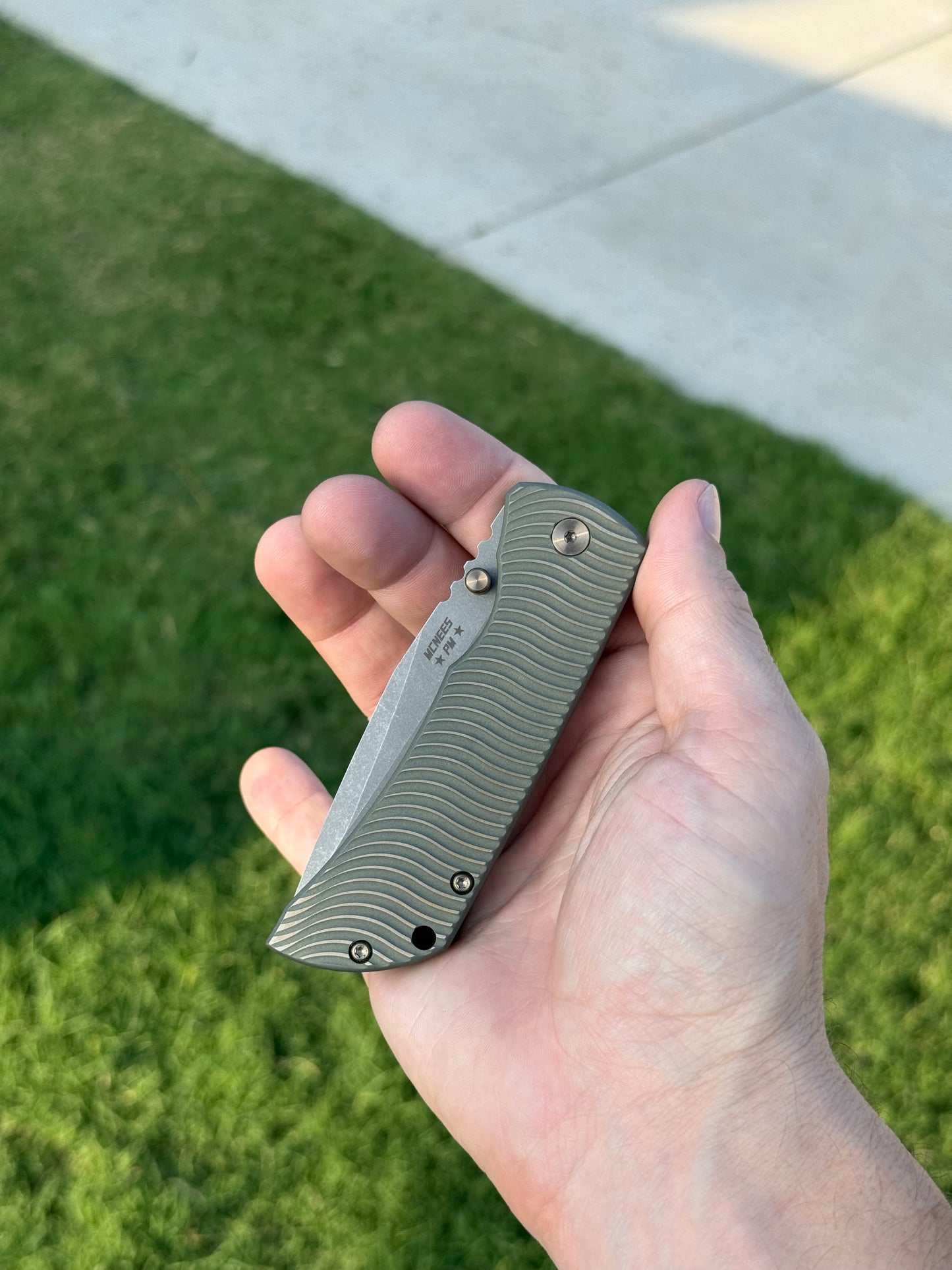 PM MAC2 3.5 - Drop Point Swerve Grn/Brz