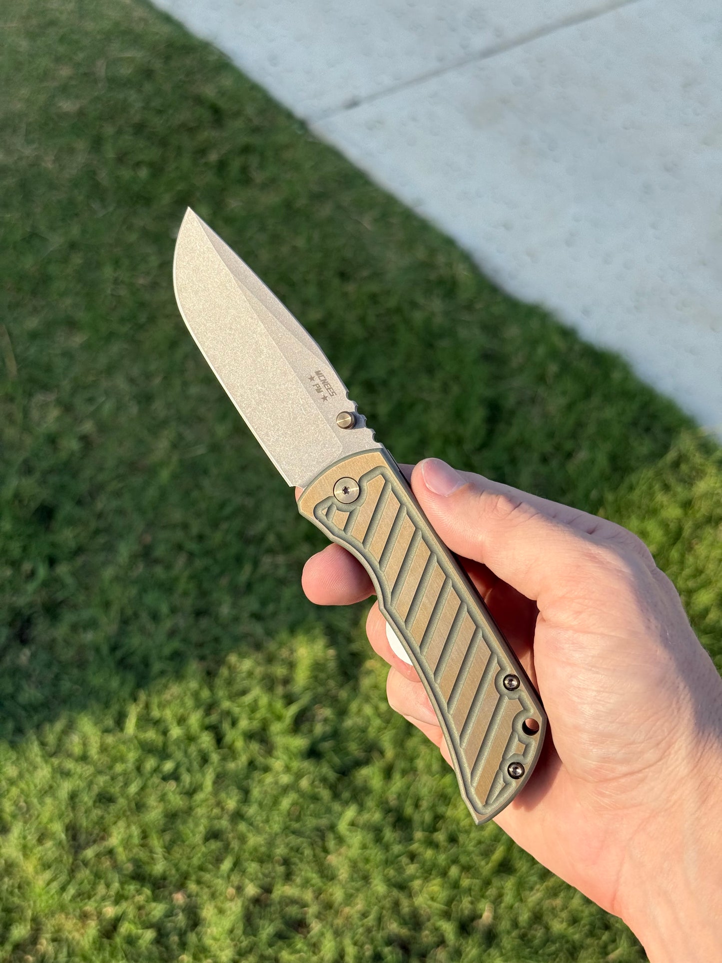 PM MAC2 3.5 - Drop Point Fastback Grn/Brz