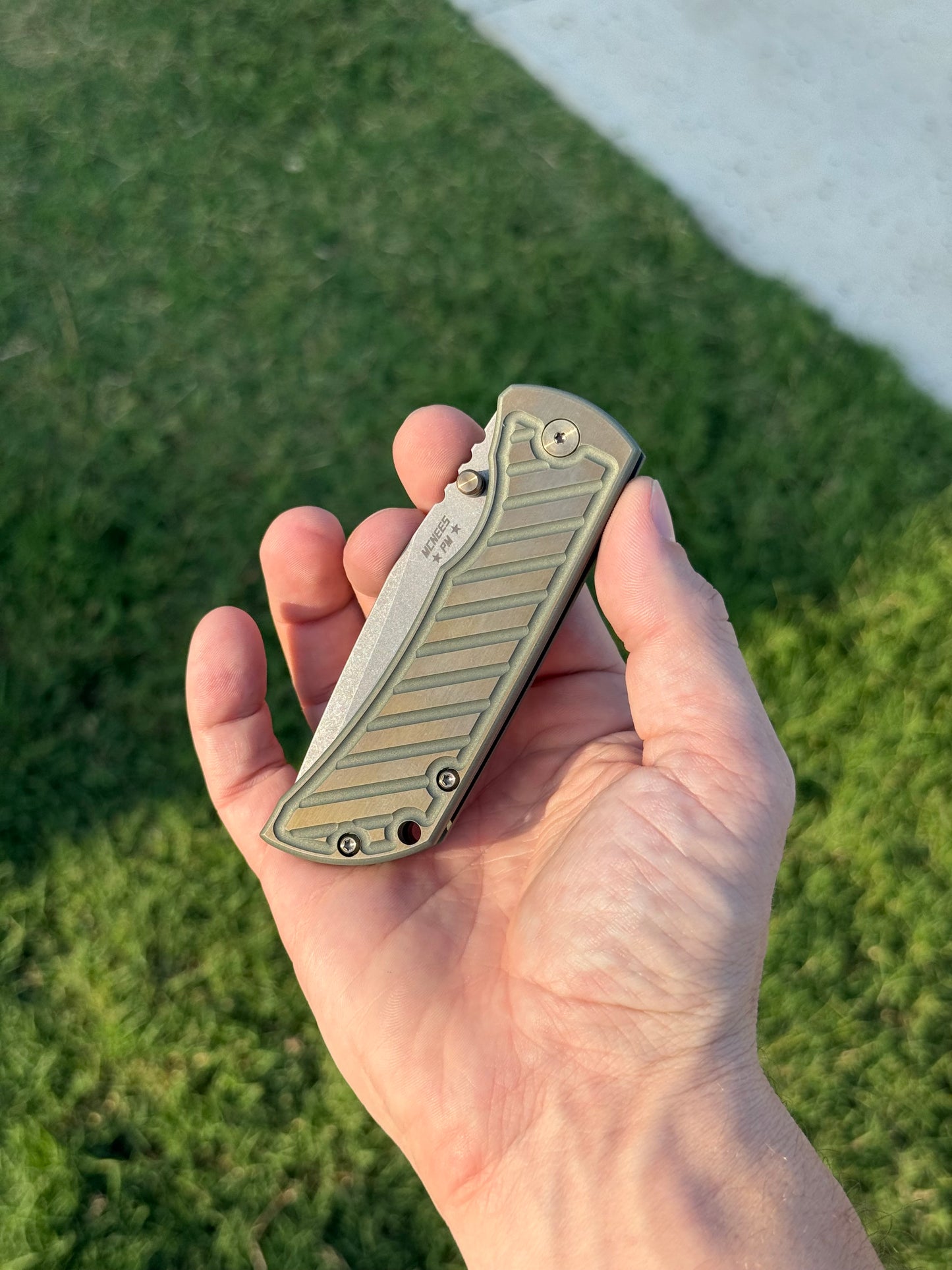 PM MAC2 3.5 - Drop Point Fastback Grn/Brz