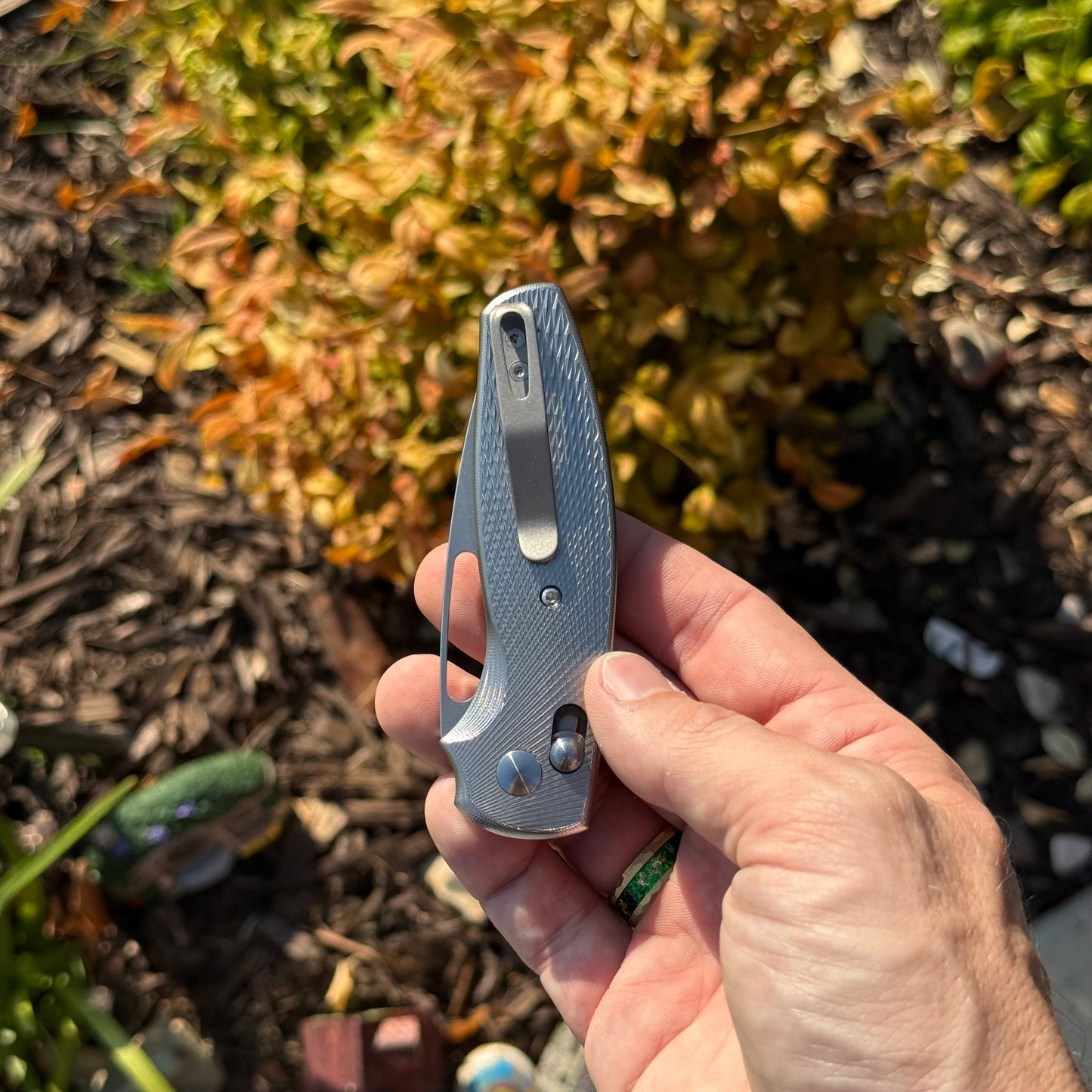 TRM Ti Bulldog Knife – 2.9″ Blade, Titanium Frame, River‑LOK – Made in USA (Bulldog Rev. B)