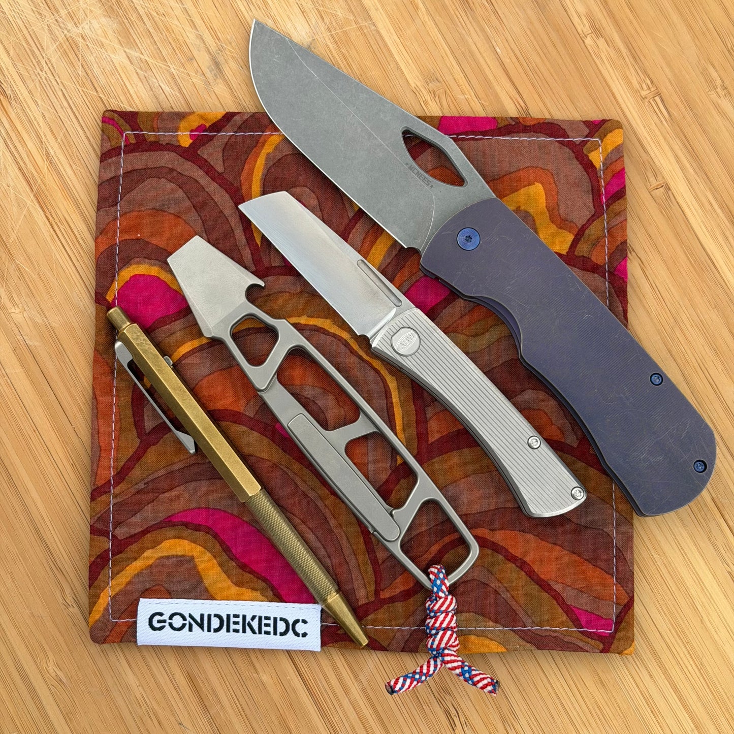 GondekEDC Let's Geode Hamilton Hank 7x7 – Cotton & Microfiber Handkerchief – Made in USA