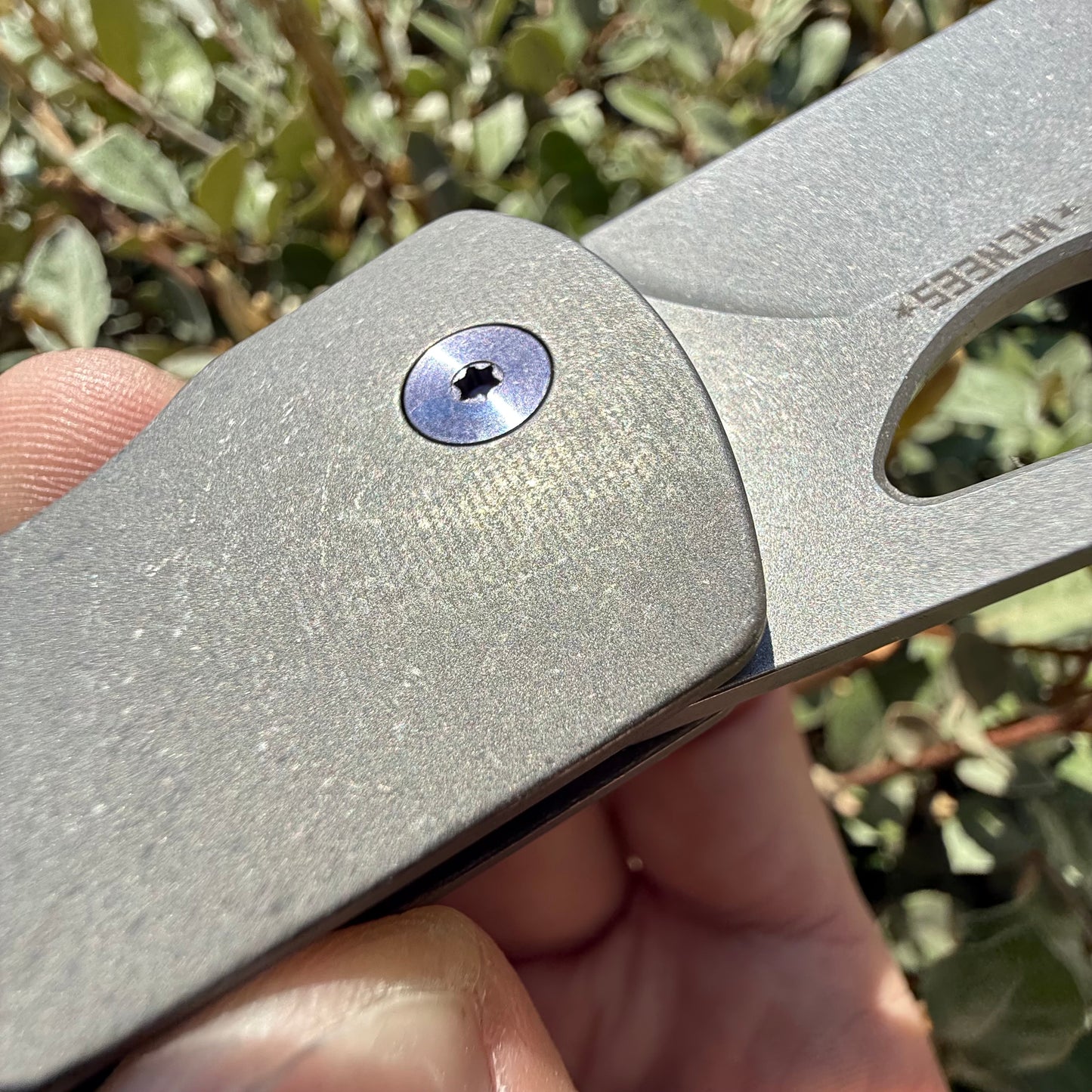 Dixon Folding Knife – Titanium Frame Lock, 3.75″ MagnaCut Blade, Made in USA