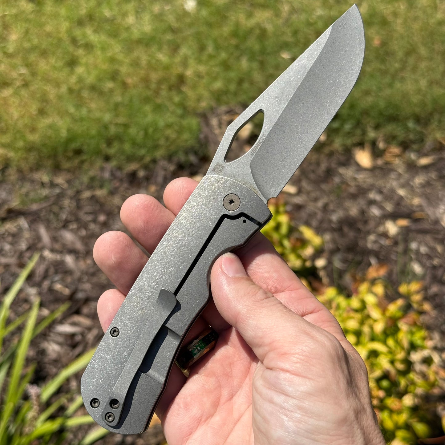 Dixon Folding Knife – Titanium Frame Lock, 3.75″ MagnaCut Blade, Made in USA
