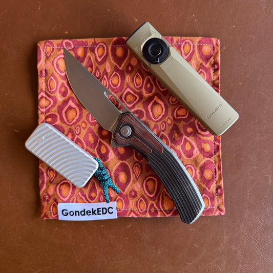 Copper Hamilton Hank - 7x7 Cotton & Microfiber Handkerchief - Made in USA