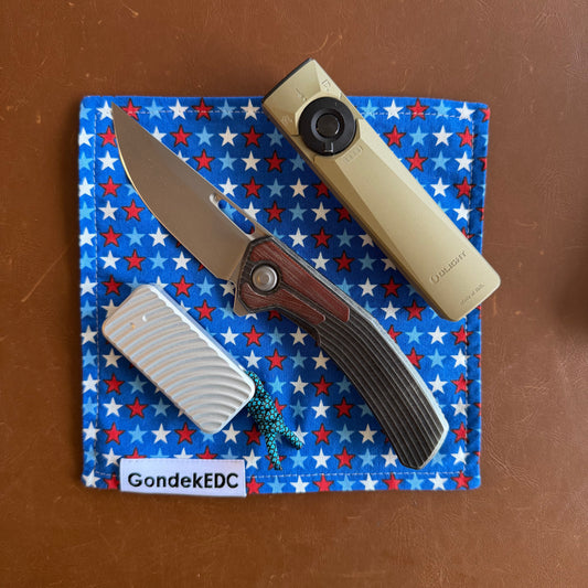 Stars Hamilton Hank - 7x7 Cotton & Microfiber Handkerchief - Made in USA