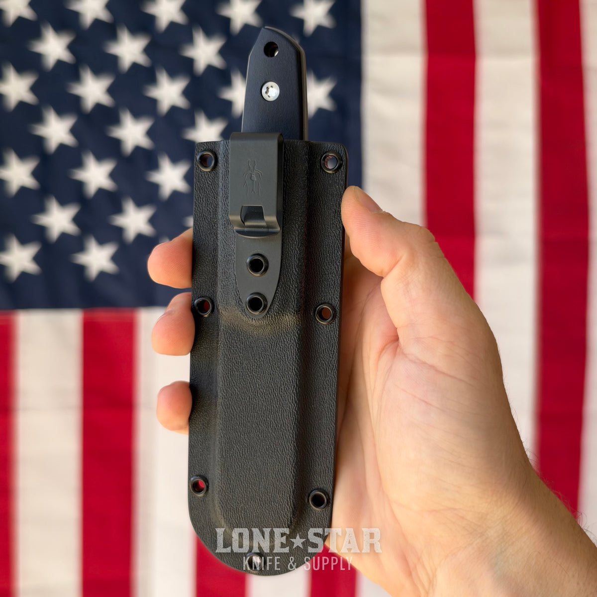 North Edge Tools Raven 3" Fixed Blade, MagnaCut Recurve, Blue Canyon Richlite Scales, Bead Blast, Blade Show Debut, Made in USA (NET-RAVEN-BLUECANYON-BB)
