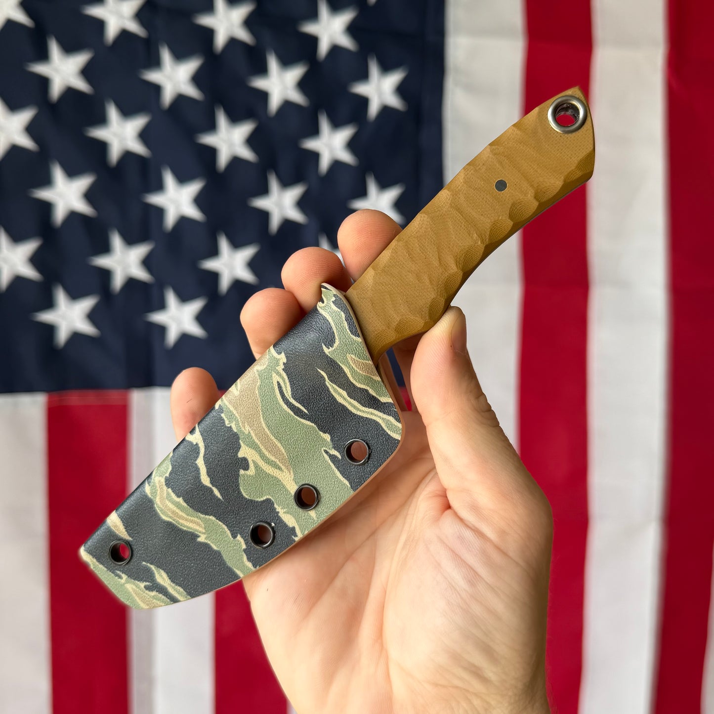 Maximus Knives Mamba Hybrid 3" Fixed Blade – Rock Textured G10, 80CrV2, Sabre Grind Reverse Tanto – Made in USA (MK-HYBRID)