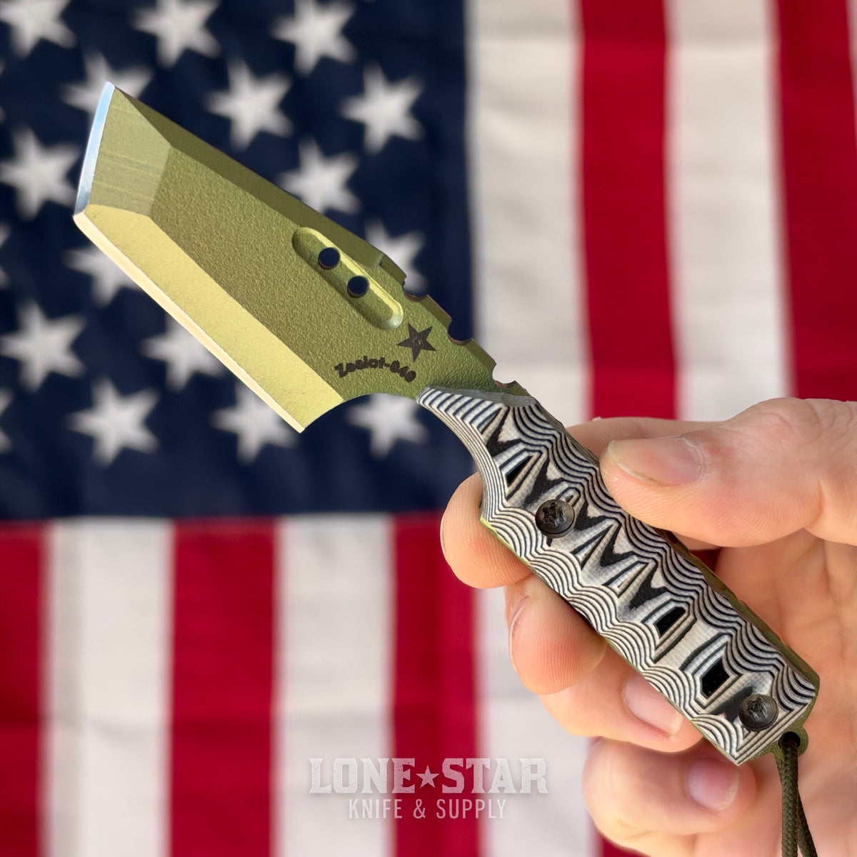 Severed Metal Works Zealot 2.5" Fixed Blade, 440C Stainless Tanto, Gunkote Finish, Kydex Sheath with UltiClip, Made in USA (SMW-ZEALOT-440C)