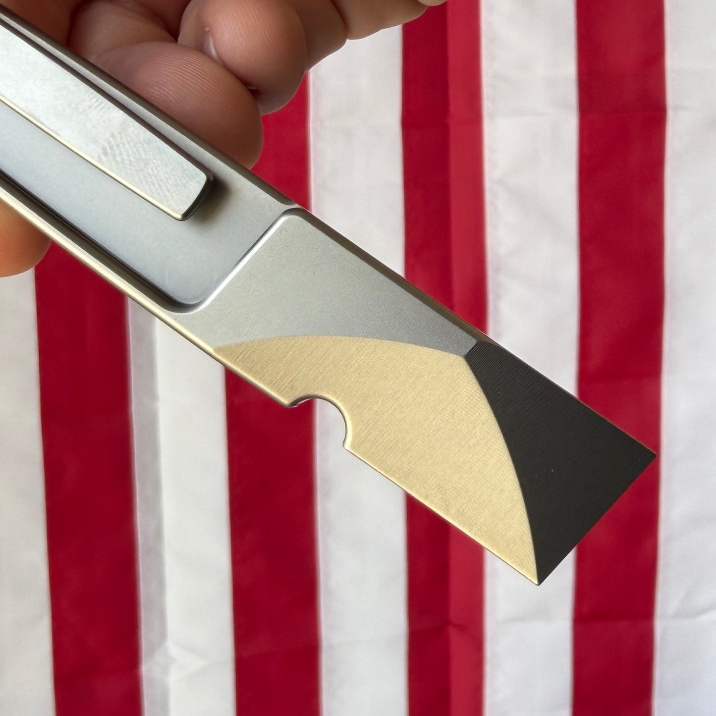 NGMCo. The Wraith 4.25" Titanium Prybar – 6Al4V, Faux Choil, New Series Clip – Made in USA