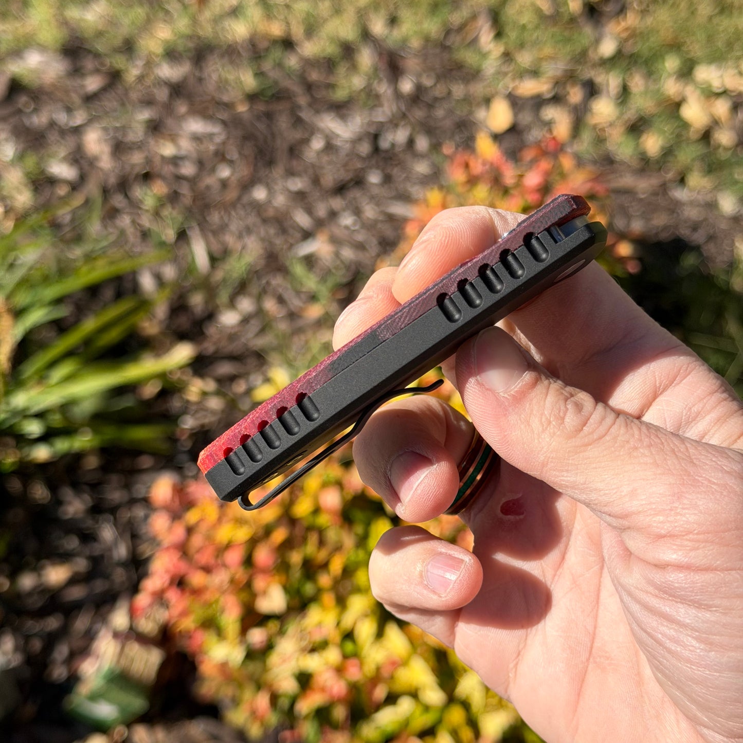 SBR Auto – Mexican Blanket G-Carta Handle, Stonewashed S35VN Blade – Made in USA (LG421-MEX)