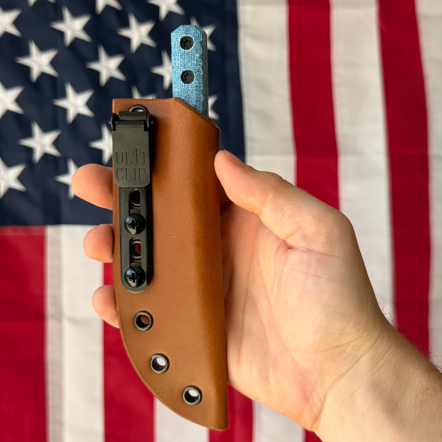 Townsend Knife Co. Poon ~2.5" Fixed Blade – K390, TeroTuf Scales, Harpoon Blade, Piece #5 – Made in USA