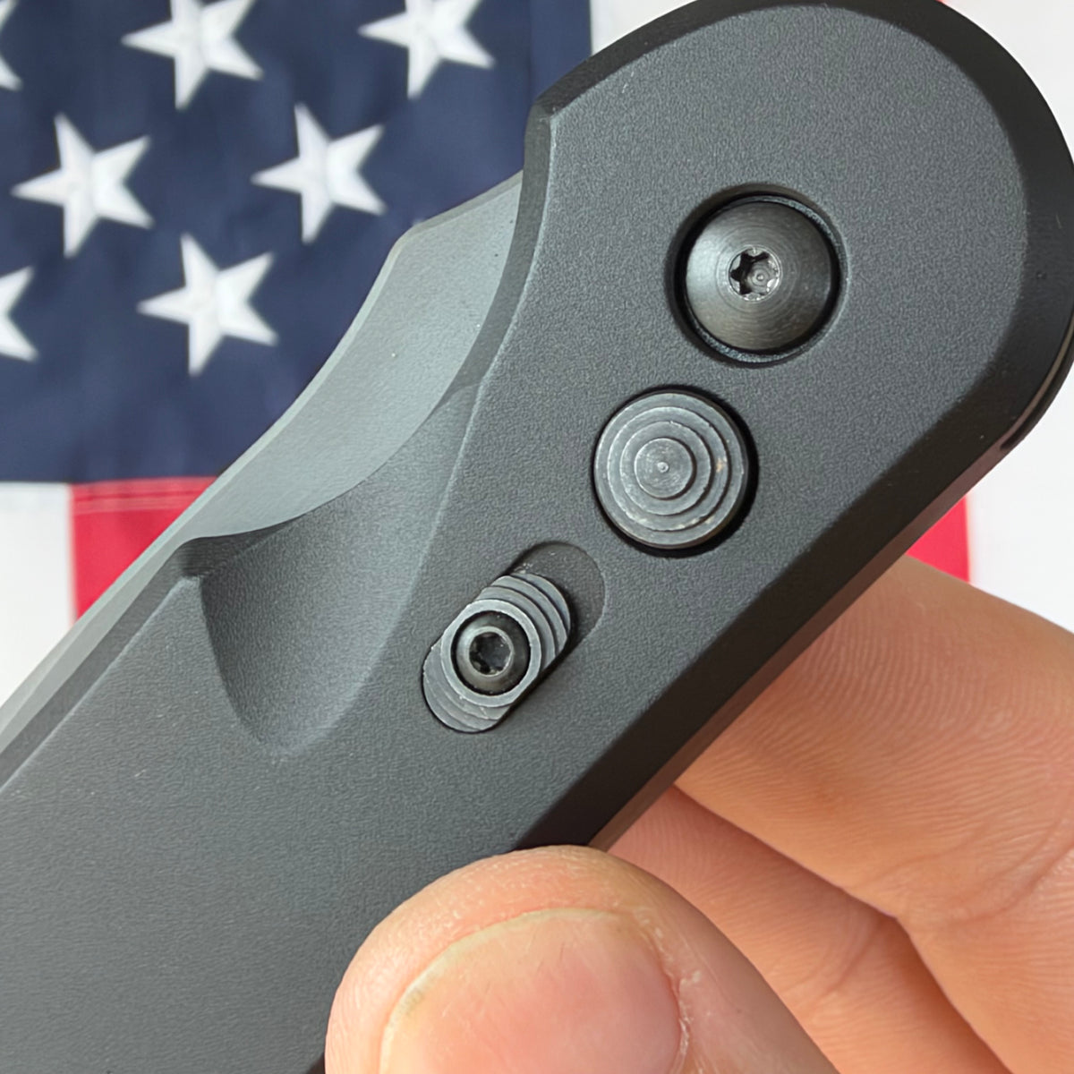 The Back Door: Spartan Blades Zelos Auto, 3.25" CPM S35VN Black PVD, Black Mil-Anodized Aluminum, Carbon Fiber Clip - Made in USA (SF9BKBK) (Trade In)