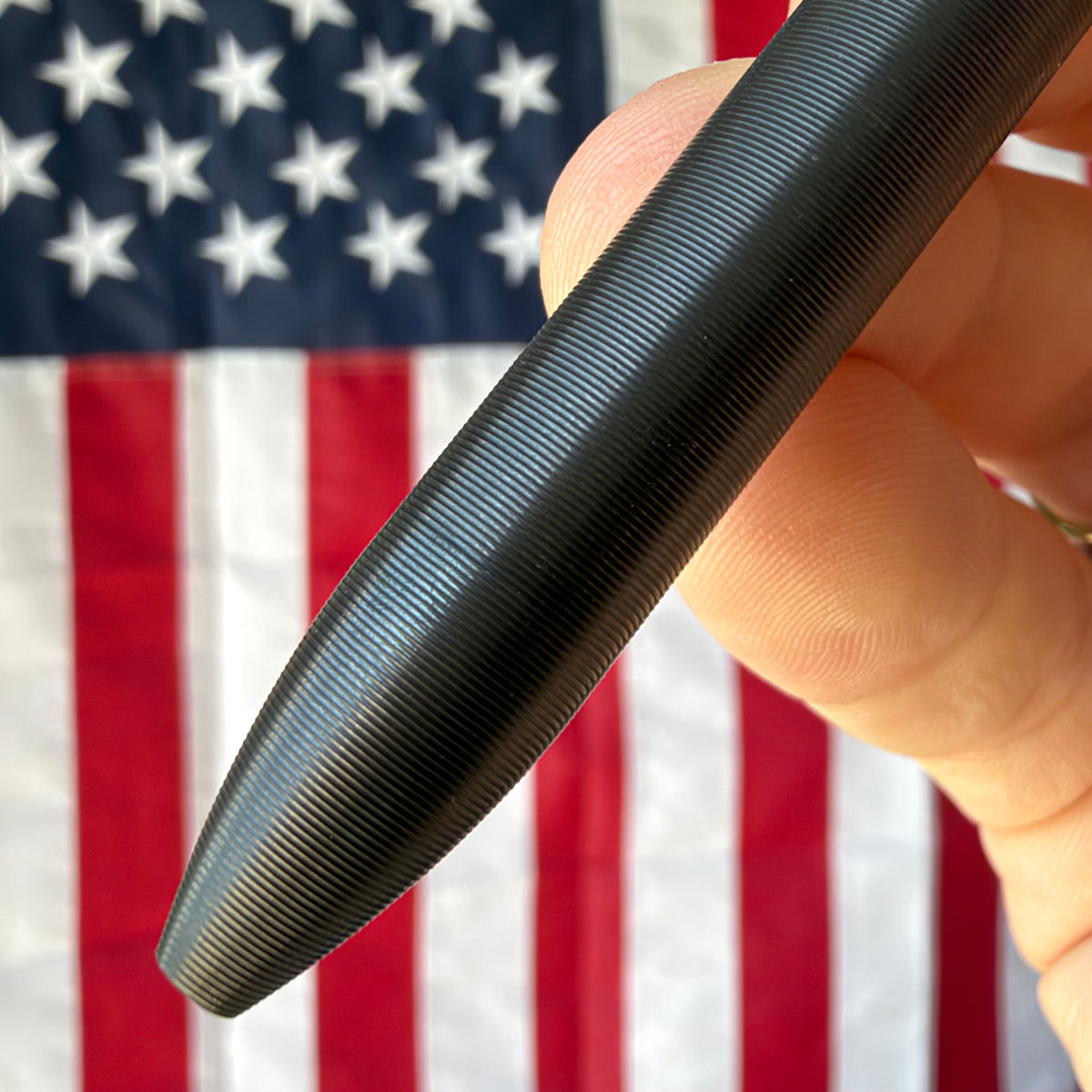 Tactile Turn Side Click Pen - DLC Titanium, Standard, Machined in USA (Side Click DLC Standard)