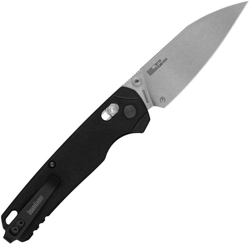 Bel Air XL DuraLock Knife – Black G10 Handle, 3.75″ MagnaCut Reverse Tanto Blade (KS6110)