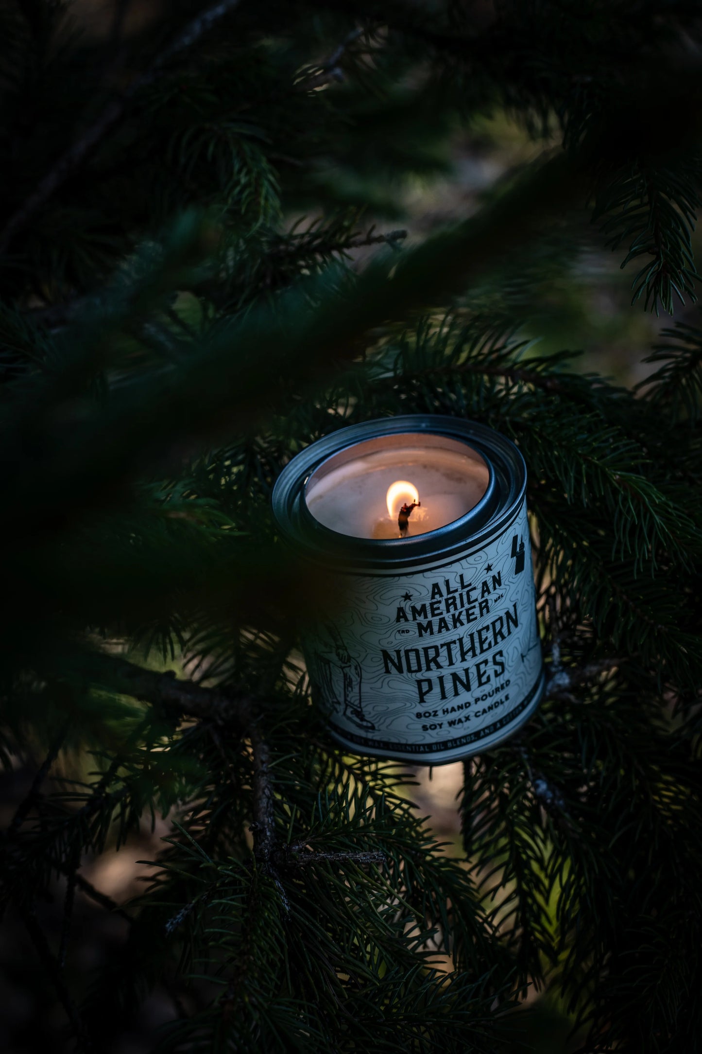 All American Maker Northern Pines Candle