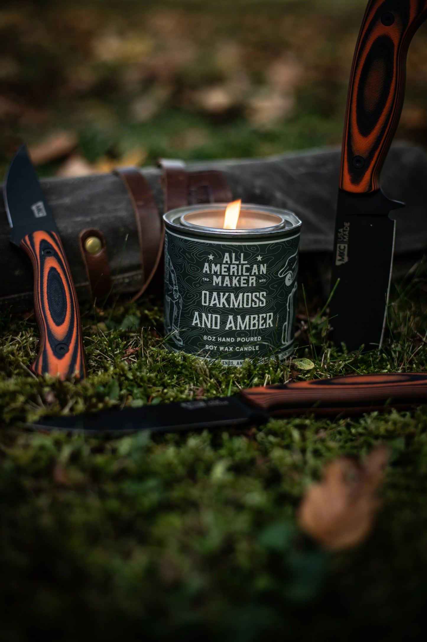 All American Maker Oakmoss & Amber Candle