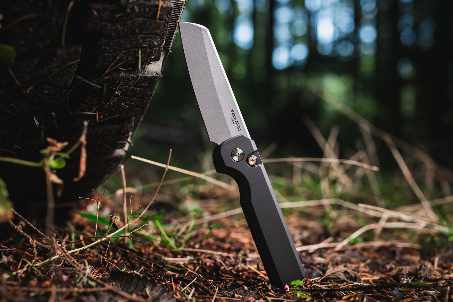 Pro-Tech Slimfoot Auto - BST26 Black / Stonewash Magnacut