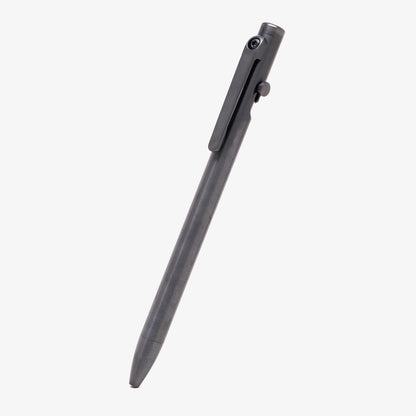Tactile Turn Slim Bolt Action Pen - DLC Titanium, Standard, Machined in USA (Slim Bolt Action DLC Standard)