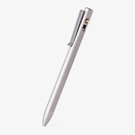 Tactile Turn Switch Pen, Stonewashed Titanium, Standard - Made in USA (TT-SWITCH-STW-ST)