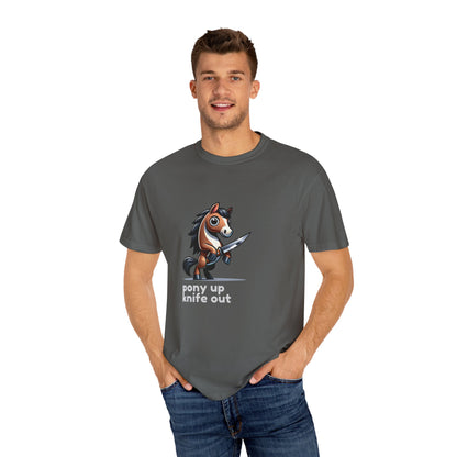 Pony Up, Knife Out: The Sharp Steed Tee