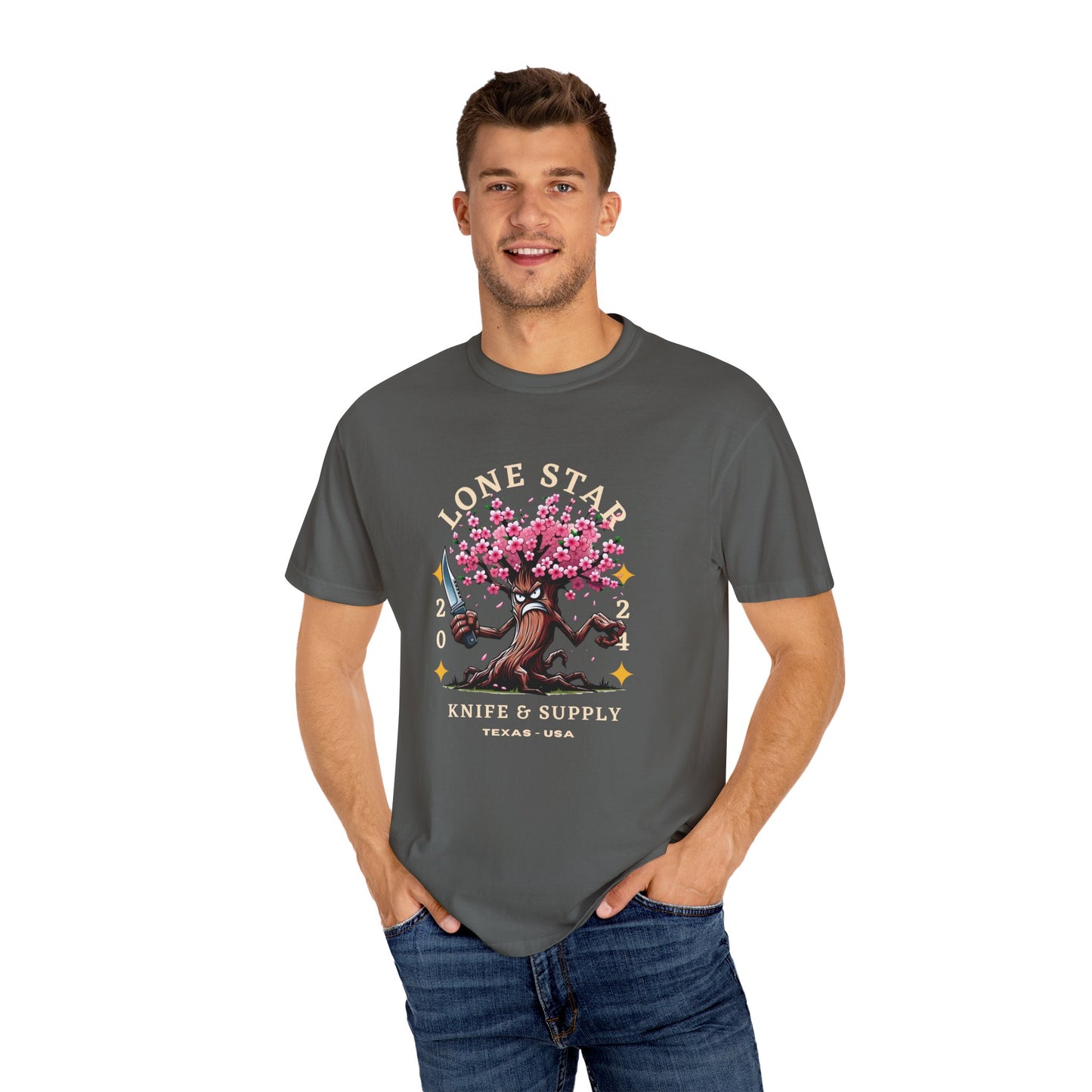 Blossom's Edge: Cherry Fury Tee