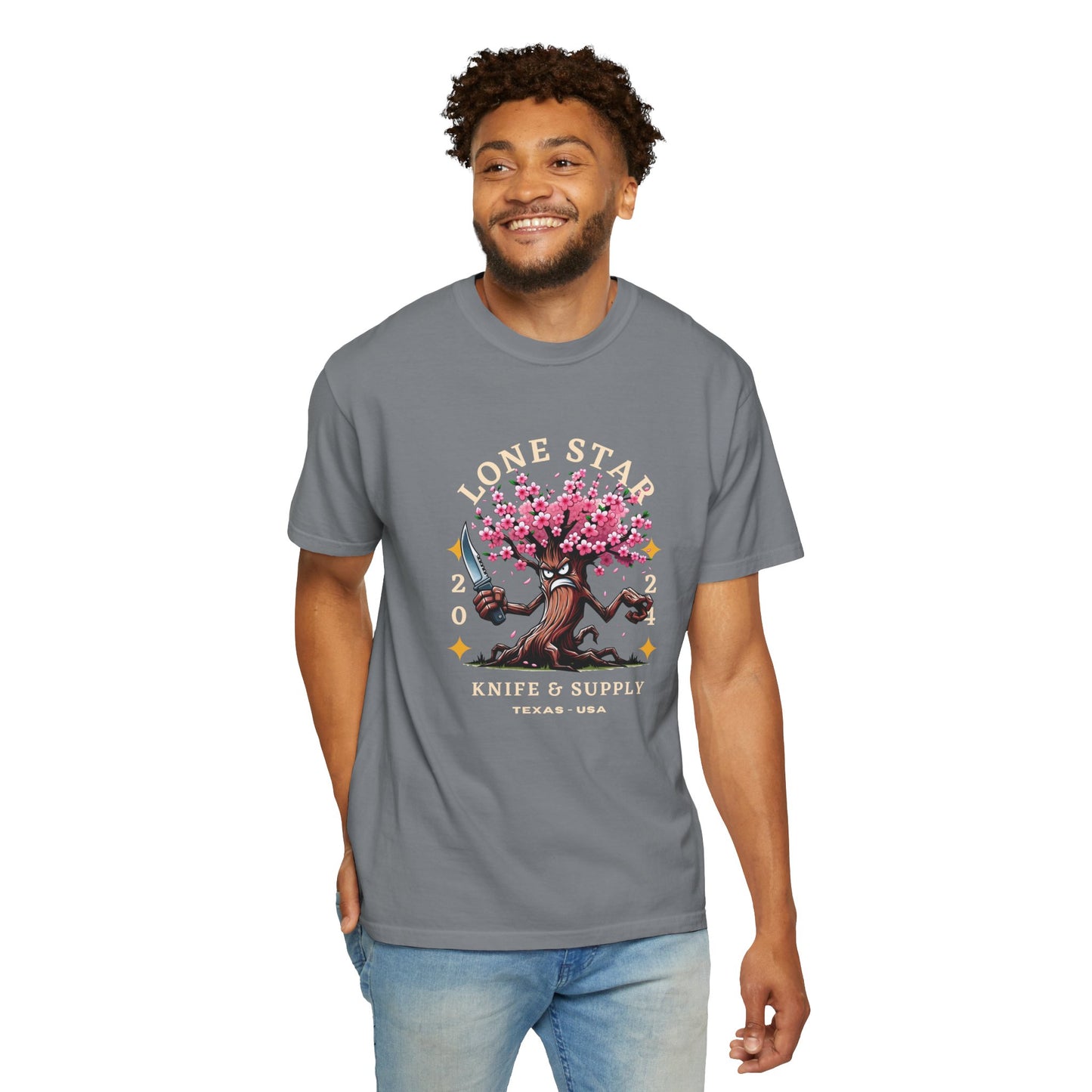 Blossom's Edge: Cherry Fury Tee