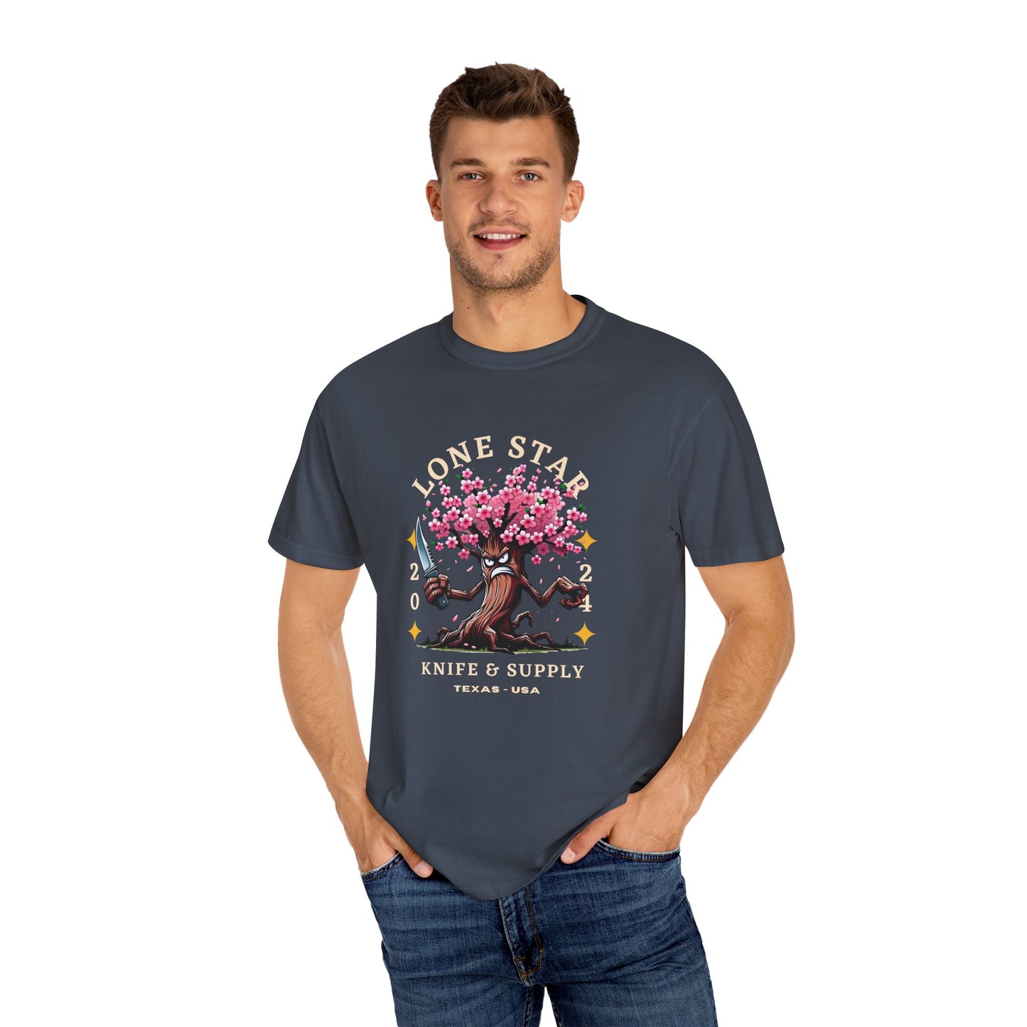 Blossom's Edge: Cherry Fury Tee