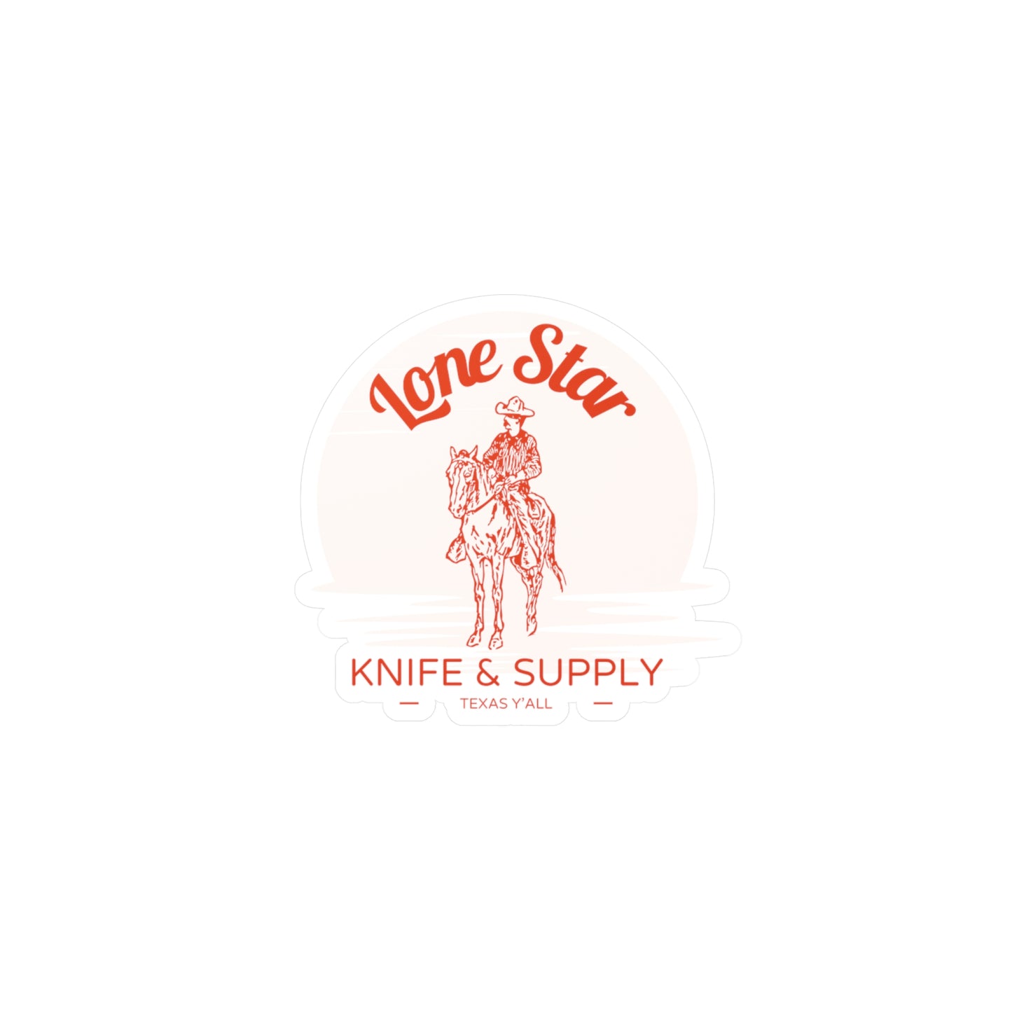 Lone Star Knife & Supply: Emblem of Texas Spirit Sticker