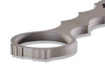 Benchmade SOCP Rescue Tool 2.5" – Gray, 440C, Rescue Hook, Glass Breaker, O2 Wrench – Made in USA (179GRY)