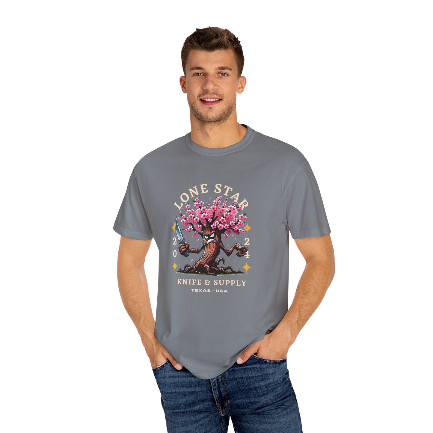 Blossom's Edge: Cherry Fury Tee